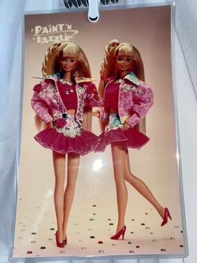 Vintage Paint’n Dazzle Barbie poster